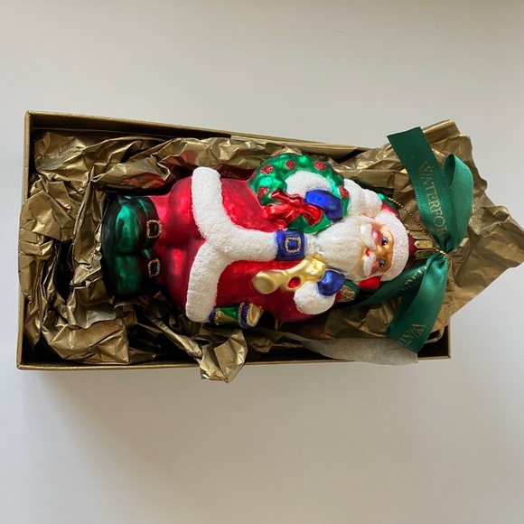 Vintage Waterford Holiday Heirloom Ornament:  Limited 1st Edition, Santa Series, - Picture 12 of 14